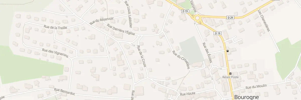 Plan du 5B Rue derrière l’Eglise à Bourogne