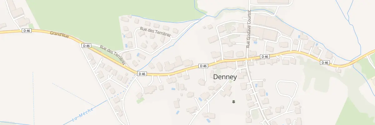 Plan du 12 Grand Rue à Denney
