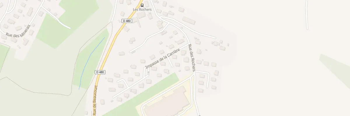 Plan du 3 Imp de la Carrière à Dampierre-les-Bois