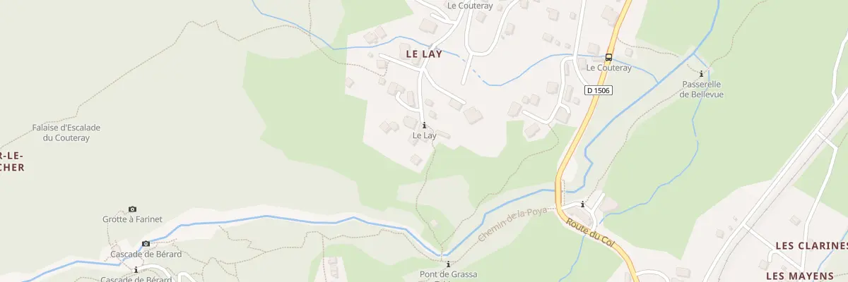 Plan du 169 Rte du Lay à Vallorcine