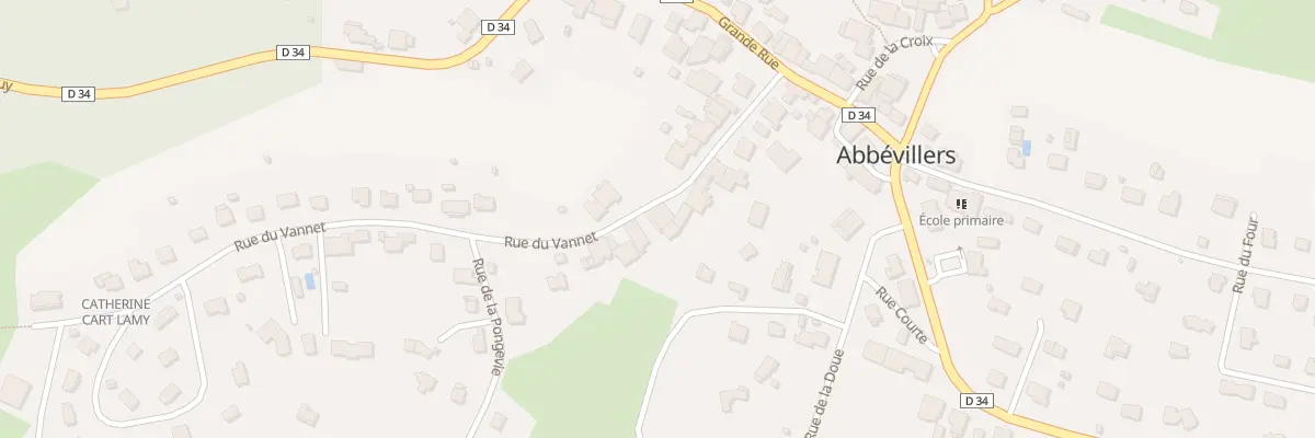 Plan du 15 Rue du Vannet à Abbévillers