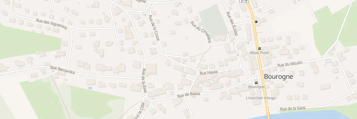 Plan du 4 Rue Traversière à Bourogne