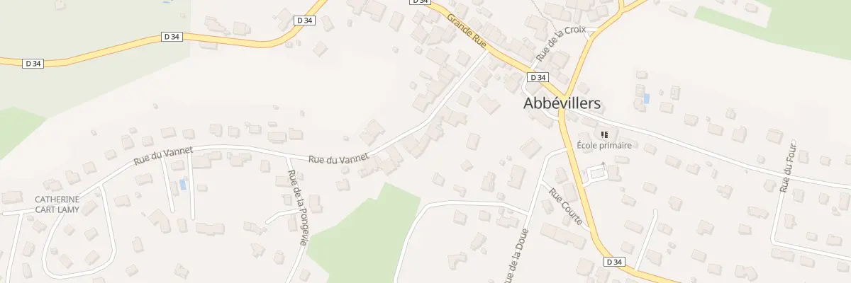 Plan du 13 Rue du Vannet à Abbévillers