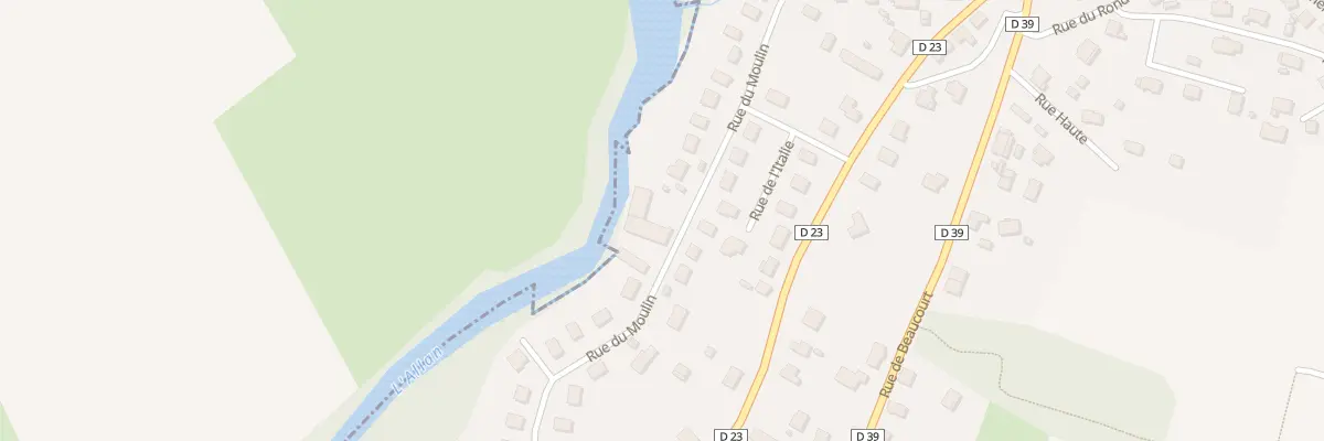 Plan du 40 Rue du Moulin à Méziré