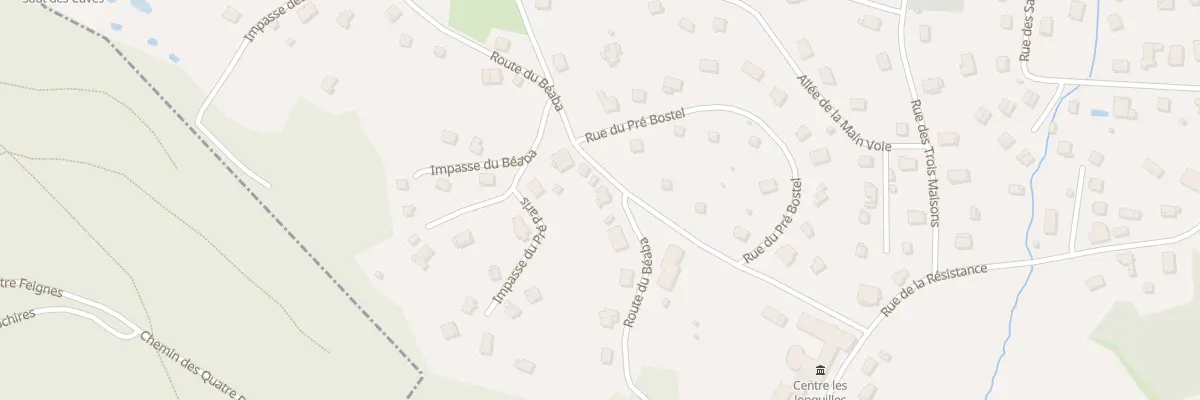 Plan du 350 Rte du Béaba à Xonrupt-Longemer