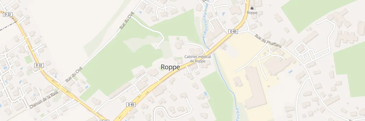 Plan du 19 Av du Général de Gaulle à Roppe