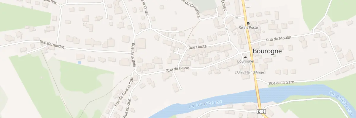 Plan du 18A Rue Haute à Bourogne