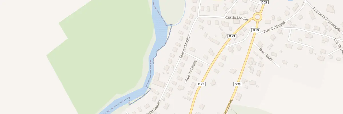 Plan du 32 Rue du Moulin à Méziré