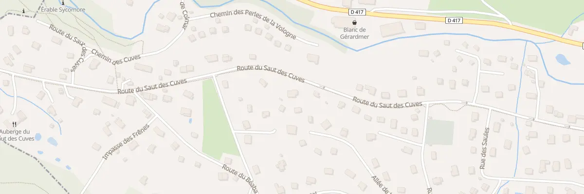 Plan du 625 Rte du Saut des Cuves à Xonrupt-Longemer