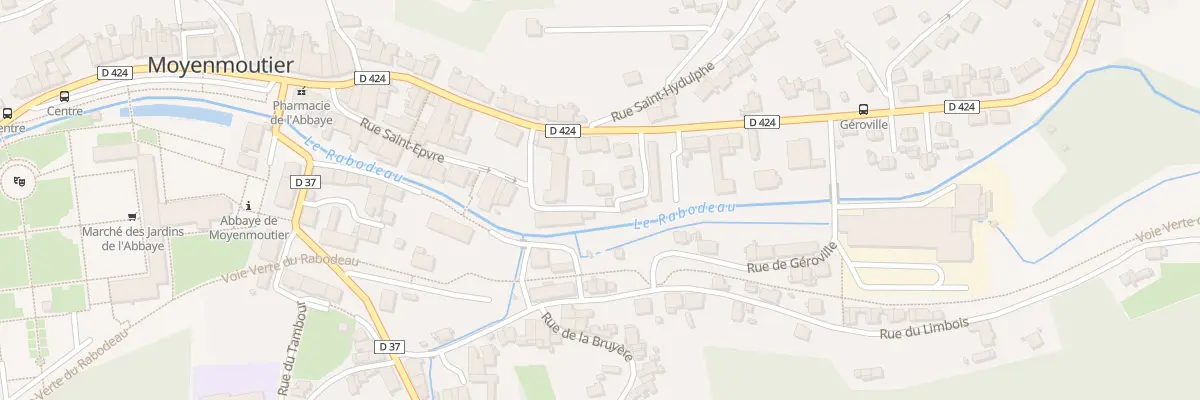 Plan du 1 Imp De La Salle Des Fetes à Moyenmoutier