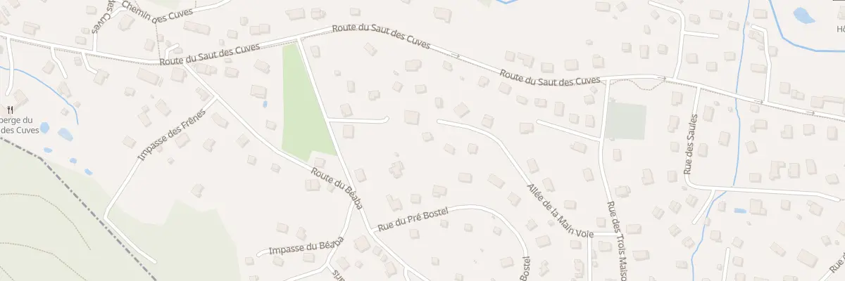 Plan du 255 All de la Main Voie à Xonrupt-Longemer