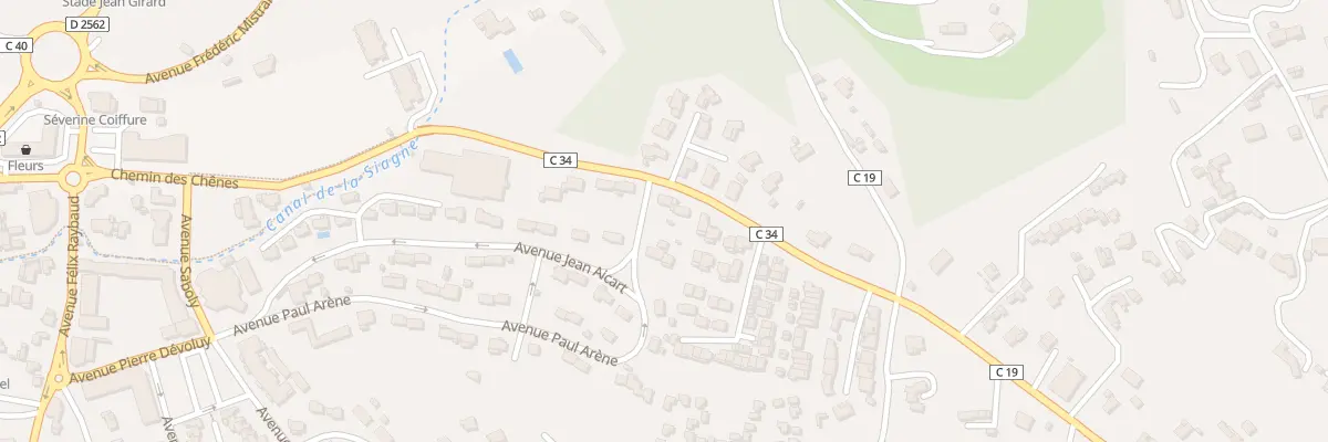 Plan du 50 Che des Chenes Saint Jacques à Grasse