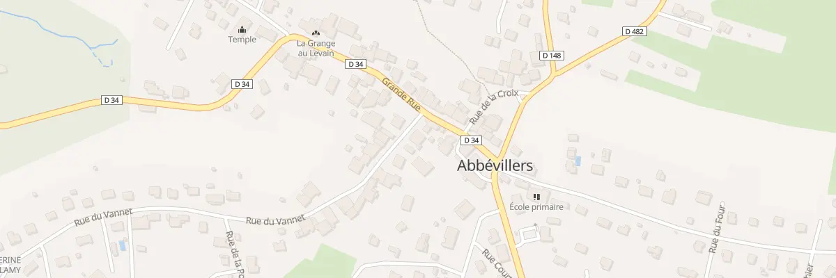 Plan du 3 Rue du Vannet à Abbévillers