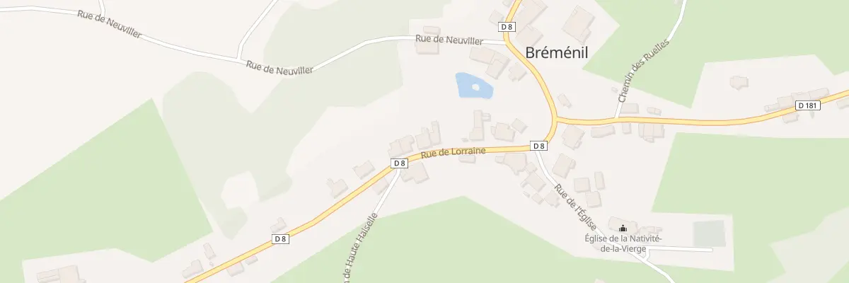 Plan du 7 Rue de Lorraine à Bréménil