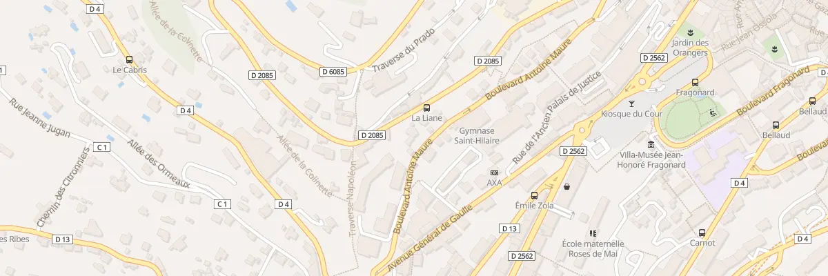 Plan du 5 Bd Antoine Maure à Grasse