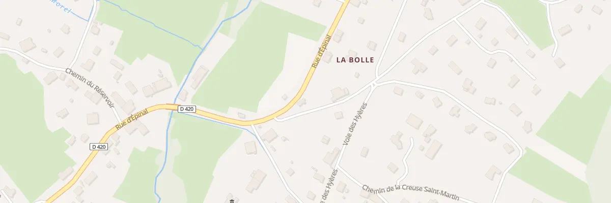 Plan du 109 Rue d’Epinal à Saint-Dié-des-Vosges