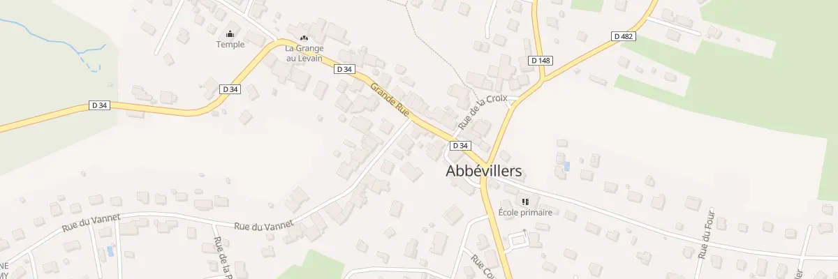 Plan du 1 Rue du Vannet à Abbévillers