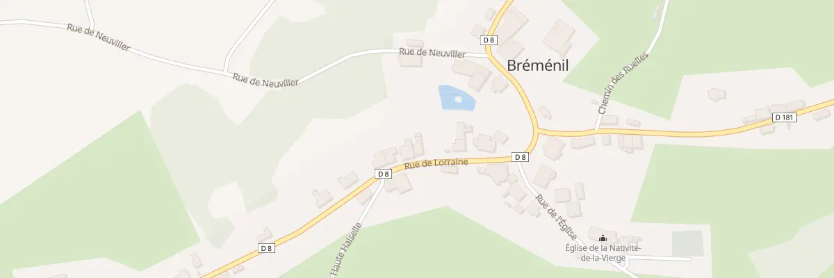 Plan du 5 Rue de Lorraine à Bréménil