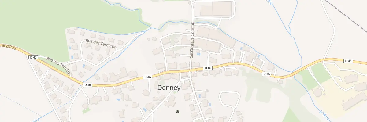 Plan du 2 Grand Rue à Denney