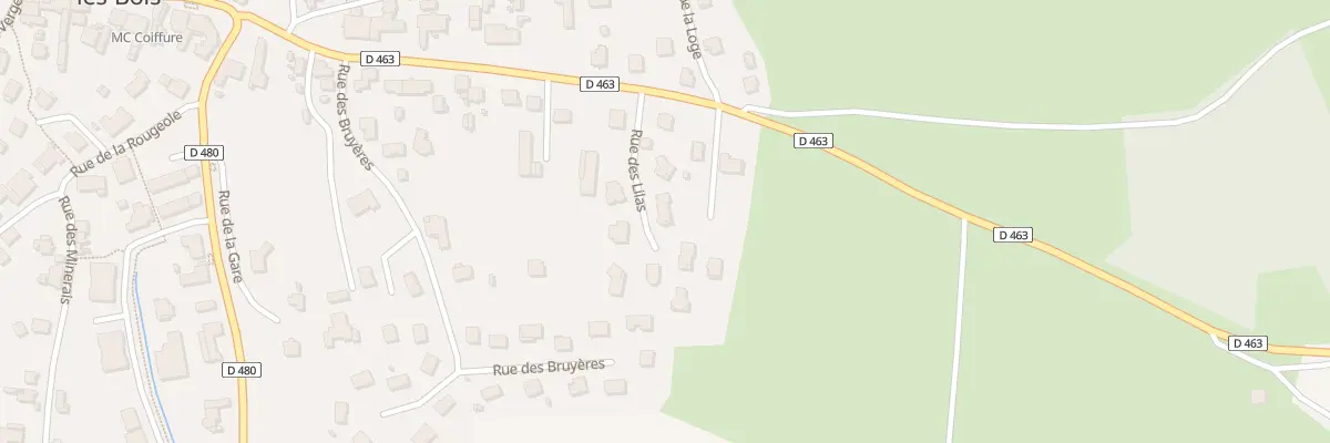 Plan du 7 Rue des Lilas à Dampierre-les-Bois