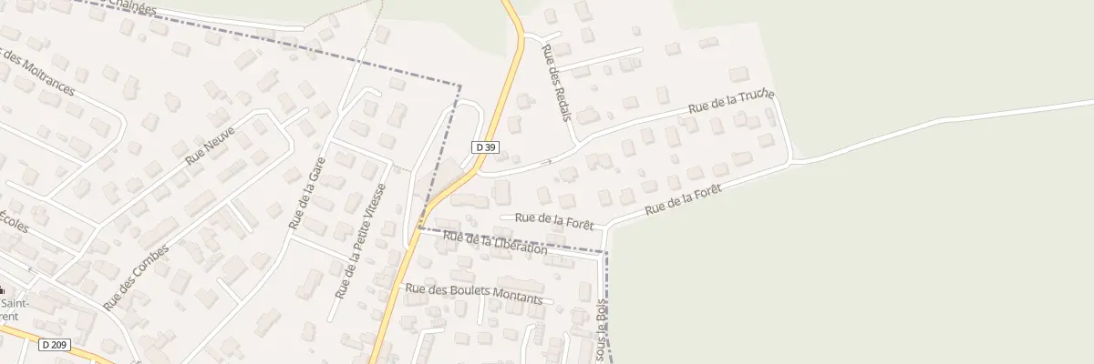 Plan du 5 Rue de la Fôret à Méziré