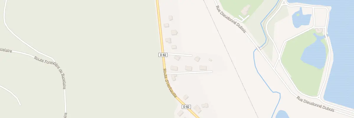 Plan du 84 Rte d’Herbaville à Saint-Dié-des-Vosges