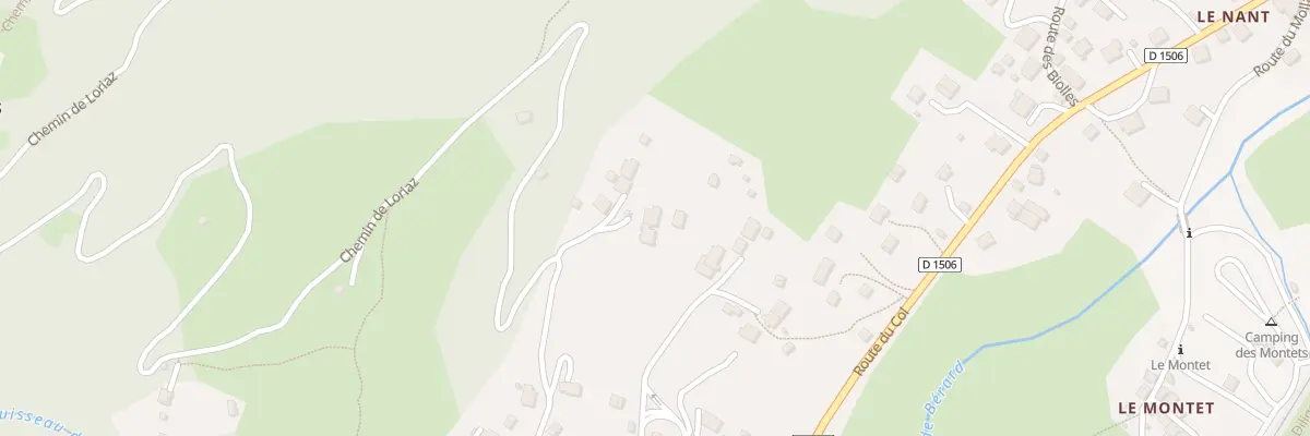 Plan du 228 Rte du Chante d’En Haut à Vallorcine