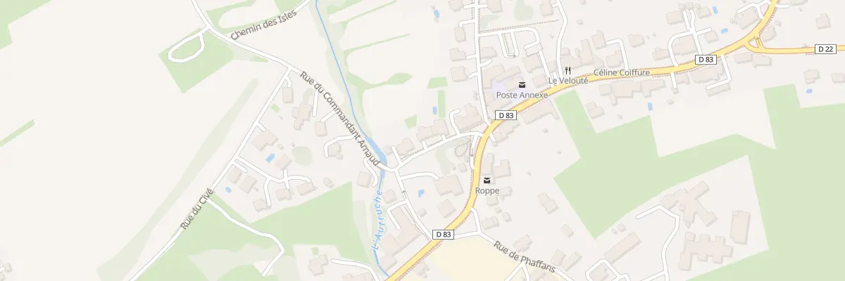 Plan du 6 Rue du Commandant Arnaud à Roppe