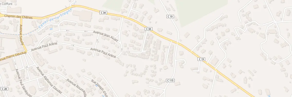 Plan du 62 Che des Chenes Saint Jacques à Grasse