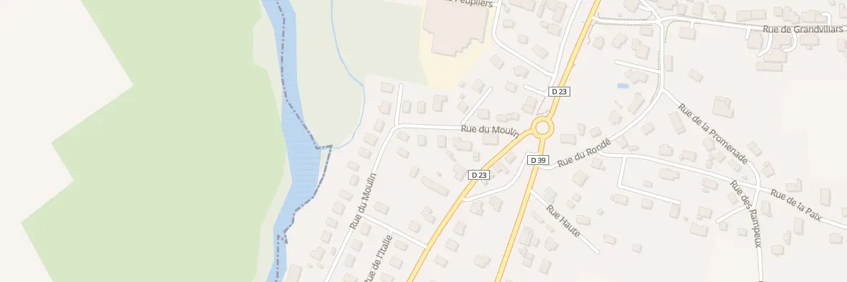 Plan du 7 Rue du Moulin à Méziré