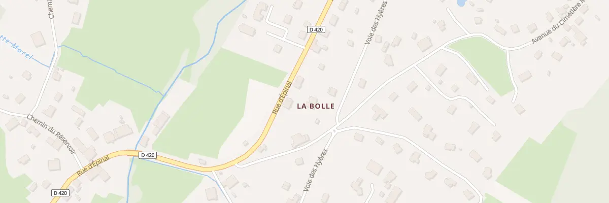 Plan du 105 Rue d’Epinal à Saint-Dié-des-Vosges