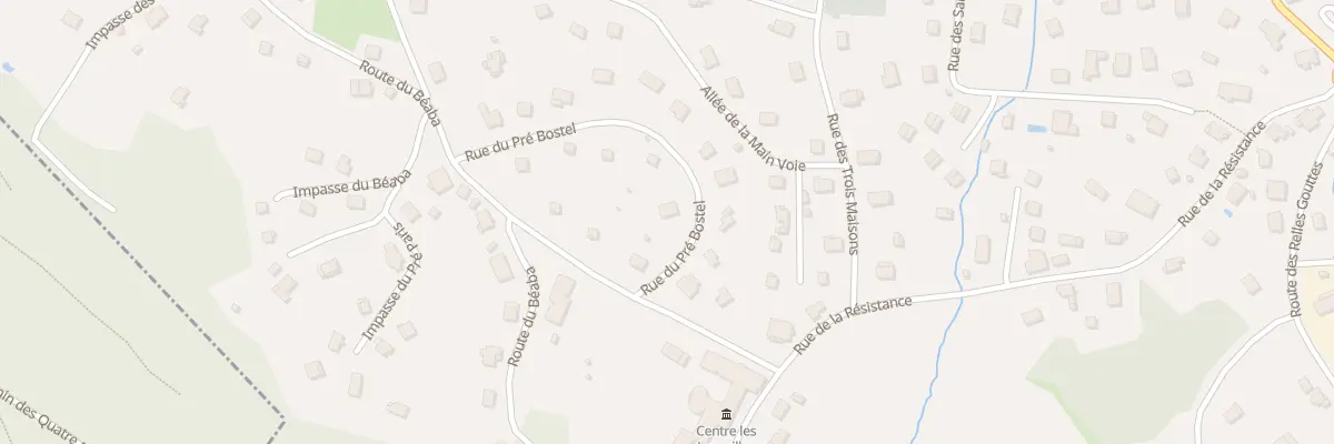 Plan du 10 Rue du Pré Bostel à Xonrupt-Longemer