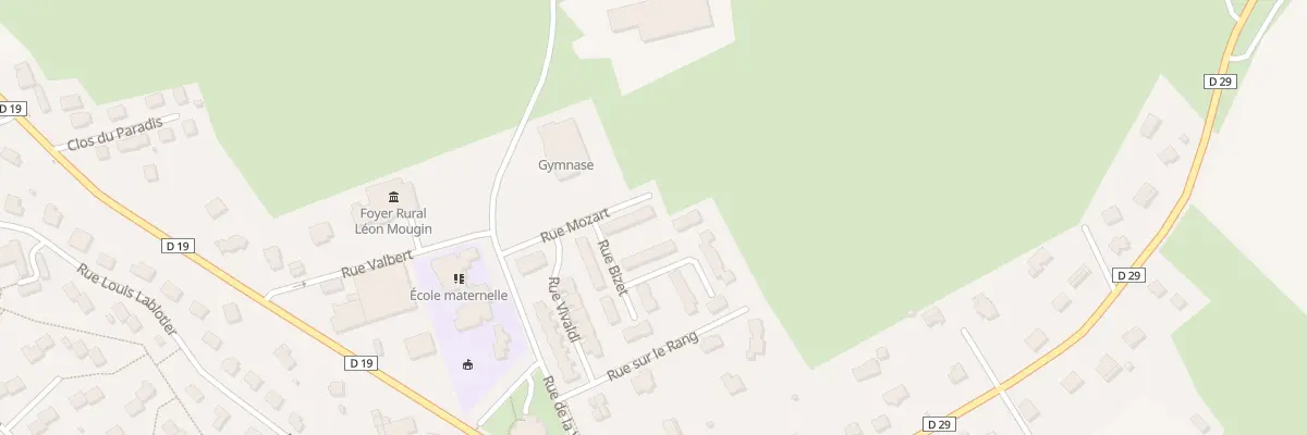 Plan du 4 Rue Mozart à Bourogne
