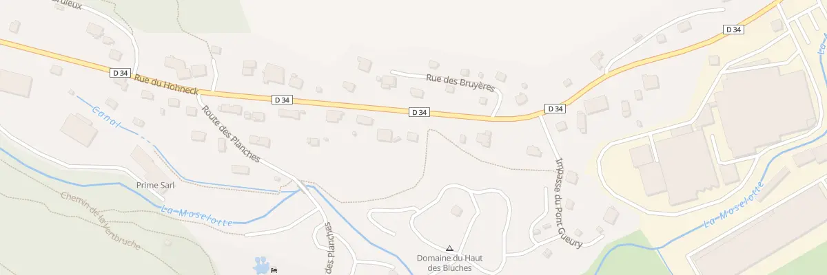 Plan du 106 Rue du Hohneck à La Bresse