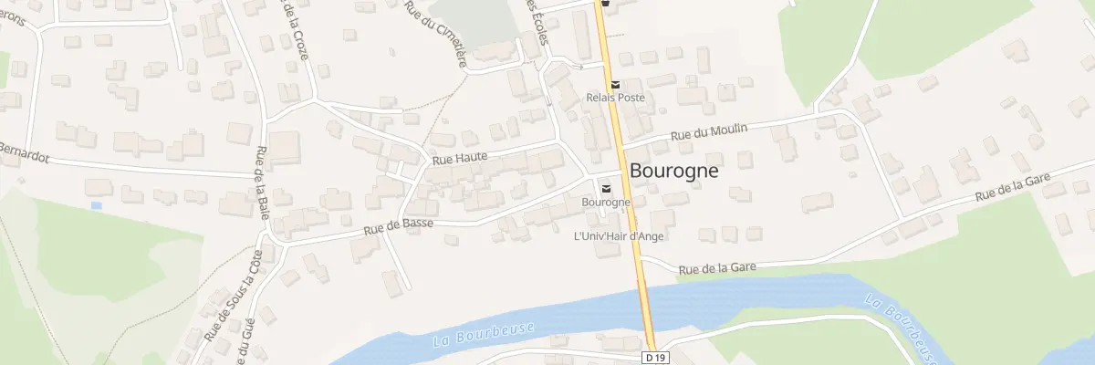 Plan du 2 Rue Basse à Bourogne