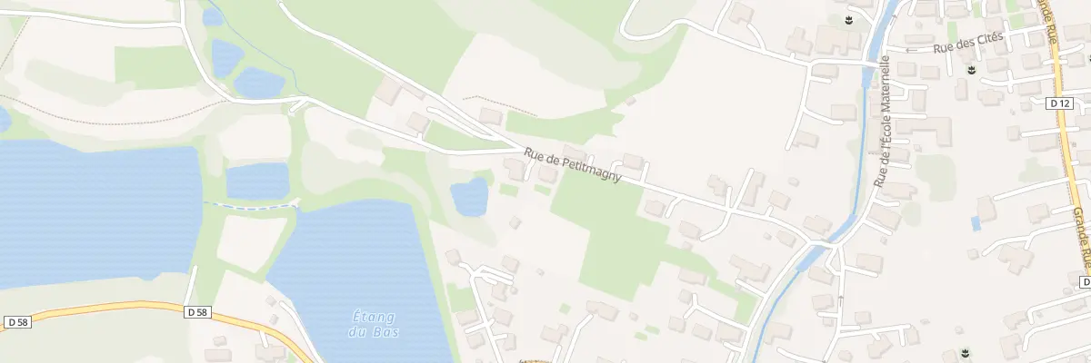 Plan du 11 Rue de Petitmagny à Étueffont