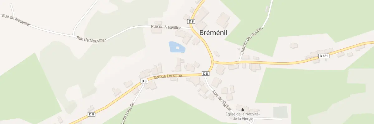 Plan du 1 Rue de Lorraine à Bréménil