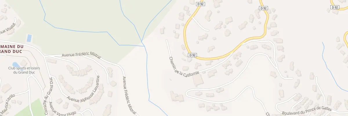 Plan du 310 Che des Pins à Mandelieu-la-Napoule