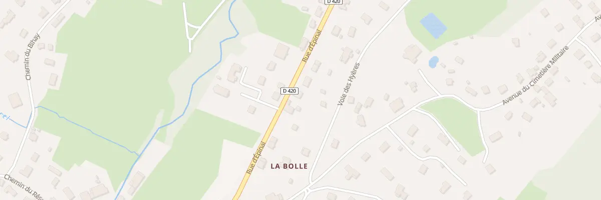 Plan du 99 Rue d’Epinal à Saint-Dié-des-Vosges