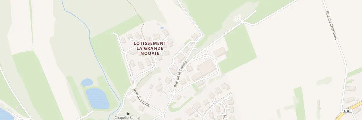 Plan du 5154 Rue de la Cotate à Roppe