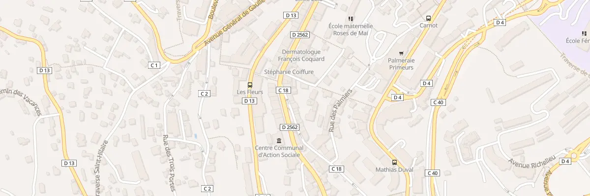 Plan du 3 Av Sainte Lorette à Grasse