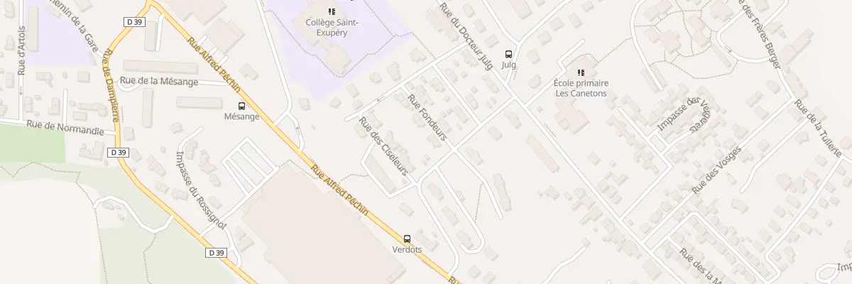 Plan du 3 Rue des Fondeurs à Beaucourt
