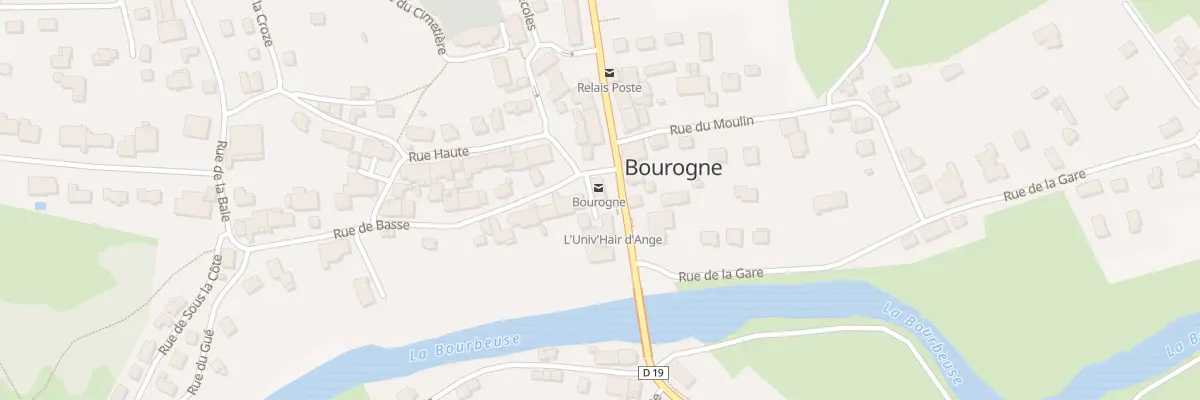 Plan du 7 Rue de Belfort à Bourogne