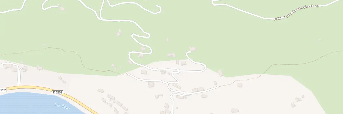 Plan du 5544 Blancaria à Puget-Théniers