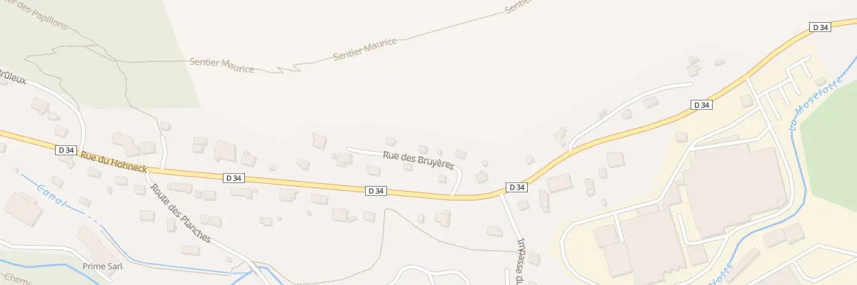 Plan du 4 Rue des Bruyères à La Bresse
