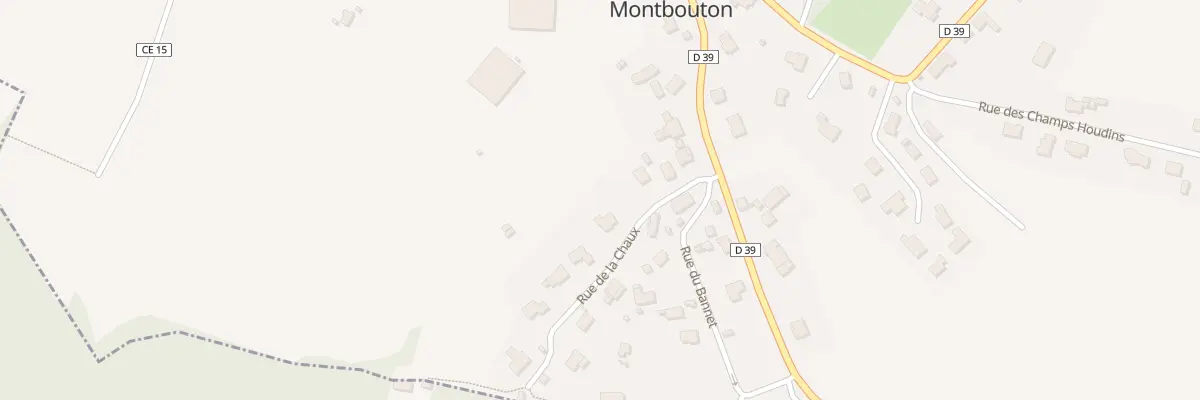 Plan du 4 Rue de la Chaux à Montbouton