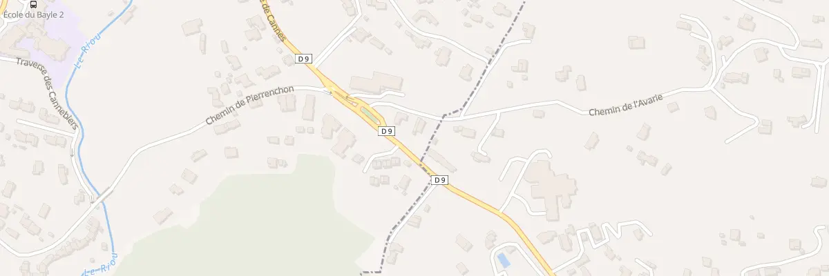 Plan du 633 Rte de Cannes à Auribeau-sur-Siagne
