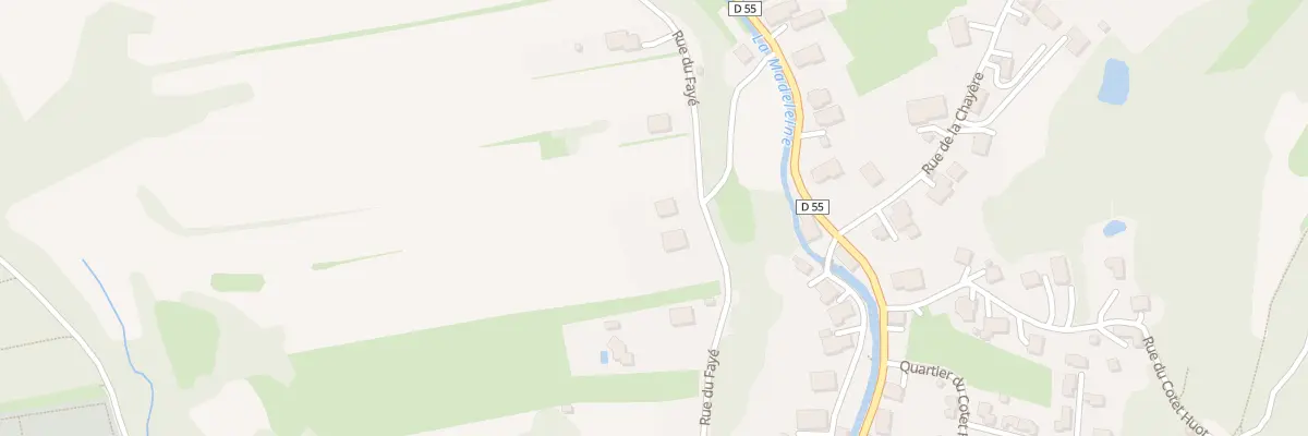 Plan du 9 Rue du Fayé à Étueffont