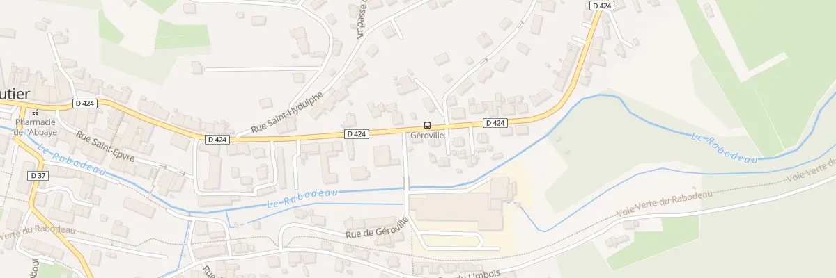 Plan du 2 Rue Du General Leclerc à Moyenmoutier