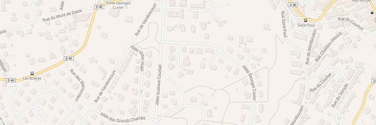 Plan du 41 All Georges Cuvier à Beaucourt